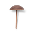 Гвозди ТУНДРА, декоративные, обивочные, 25×39 мм, медь, 100 шт. - Фото 2