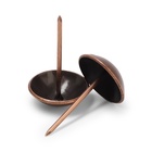 Гвозди ТУНДРА, декоративные, обивочные, 25×39 мм, медь, 100 шт. - Фото 6