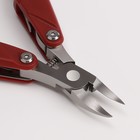 Кусачки педикюрные, 3 в 1, с лазерной пилкой, изогнутое лезвие, складные, 8.7 см, длина лезвия-18 мм, бордовые - Фото 11