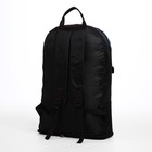 Рюкзак туристический на молнии, 4 наружных кармана, цвет синий/чёрный - Фото 2