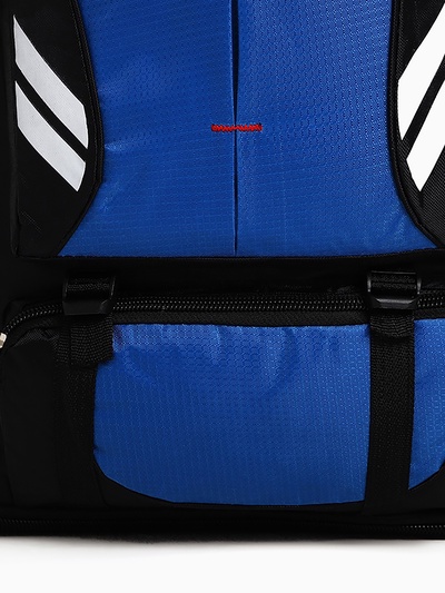 Рюкзак туристический 37 л, с карманами, с увеличением, 35×16×53/65 см, синий