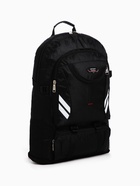 Рюкзак туристический 37 л, с увеличением, с карманами, чёрный - Фото 10