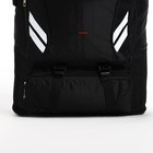 Рюкзак туристический на молнии, 4 наружных кармана, цвет чёрный - фото 7633363