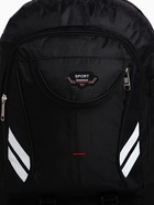 Рюкзак туристический 37 л, с увеличением, с карманами, чёрный - Фото 5