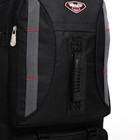 Рюкзак туристический на молнии, 4 наружных кармана, цвет чёрный - фото 7633393