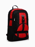 Рюкзак туристический 37 л, с увеличением, карманами, красный - Фото 11