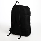 Рюкзак туристический на молнии, с увеличением, 5 наружных карманов, цвет чёрный - Фото 2