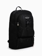 Рюкзак туристический 37 л, с увеличением, карманами, чёрный - Фото 11