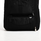 Рюкзак туристический на молнии, с увеличением, 5 наружных карманов, цвет чёрный - Фото 6