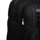 Рюкзак туристический на молнии, с увеличением, 5 наружных карманов, цвет чёрный - Фото 8