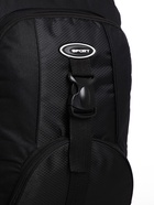 Рюкзак туристический 37 л, с увеличением, карманами, чёрный - Фото 7