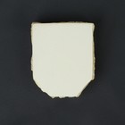 Органайзер-ванночка для бисера и страз, из гипса, 7 × 8 × 2 см, цвет белый/золотой - фото 7633434