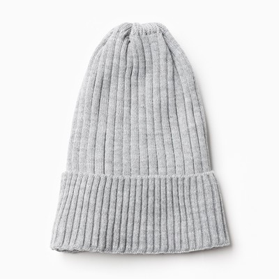 Шапка детская, серая, размер 48-52