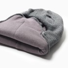 Шапка-шлем детская, размер 46-50, тёмно-серая - фото 23134964