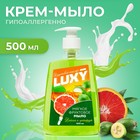 Мыло жидкое Luxy "Фруктовый поцелуй" фейхоа и грейпфрут с дозатором, 500 мл 10069153 - фото 11761043