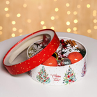 Коробка подарочная новогодняя с окном «С Новым годом» 21×21×8 см - Фото 7