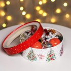 Коробка подарочная новогодняя с окном «С Новым годом» 21×21×8 см - Фото 3