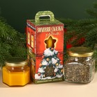 Подарочный набор «Зимняя сказка»: травяной чай 25 г., крем-мёд с апельсином 120 г. - фото 11301708