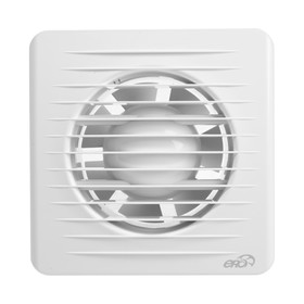 Вентилятор вытяжной ERA 4, 150x150 мм, d=100 мм, 220‒240 В, 14 Вт, 35 дБ, накладной