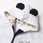 Комбинезон детский, НАЧЁС, цвет серый, рост 68 см - фото 23143214