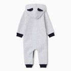 Комбинезон детский, НАЧЁС, цвет серый, рост 68 см - фото 23143217