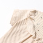 Комплект: платье, шорты, повязка Крошка Я Wildflowers, рост 74-80 см, бежевый - Фото 3