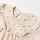 Комплект: платье, шорты, повязка Крошка Я Wildflowers, рост 86-92 см, бежевый - Фото 2