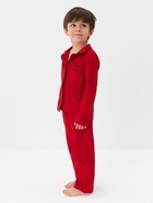 Пижама детская новогодняя: рубашка, брюки, KAFTAN: Classic line, красная, рост 98-104 см - Фото 7