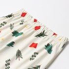 Пижама новогодняя мужская: лонгслив, брюки KAFTAN Christmas tree, бежево-красная, размер 54 - Фото 9