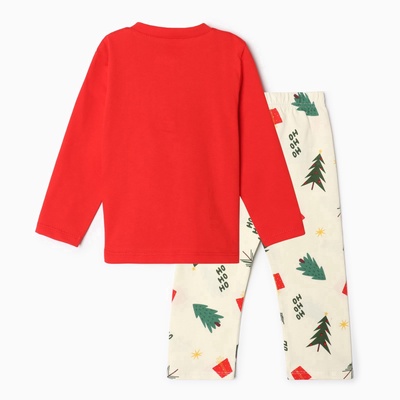 Пижама новогодняя детская KAFTAN Christmas tree, размер 28 (86-92 см)