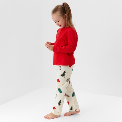 Пижама новогодняя детская KAFTAN Christmas tree, размер 30 (98-104 см)