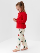 Пижама новогодняя детская: лонгслив, брюки, KAFTAN: Christmas tree, бело-красная, рост 122-128 см - Фото 5