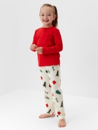 Пижама новогодняя детская: лонгслив, брюки, KAFTAN: Christmas tree, бело-красная, рост 134-140 см - Фото 4