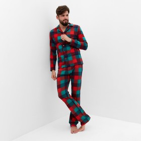Пижама мужская KAFTAN Xmas mood, размер 48