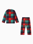 Пижама новогодняя детская: рубашка, брюки, KAFTAN: Xmas mood, красно-зелёная, рост 86-92 см - Фото 15