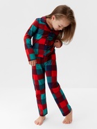 Пижама новогодняя детская: рубашка, брюки, KAFTAN: Xmas mood, красно-зелёная, рост 98-104 см - Фото 5