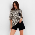 Пижама женская (футболка и шорты) KAFTAN "Style" размер 40-42 - фото 11396265