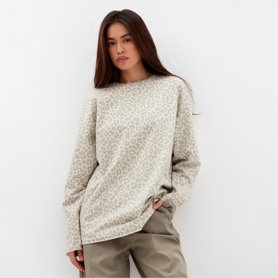 Свитшот женский Mist: Leo размер 46, бежевый