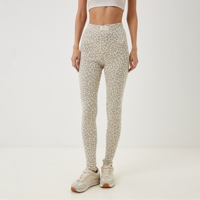 Легинсы спортивные женские Mist: Leo, размер 50 (рост 175 см), бежевые