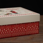 Коробка складная, крышка-дно "Новогодняя сказка" 24 х 17 х 8 см - Фото 3