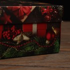 Коробка складная, крышка-дно,"Новогодний подарок" 30 х 20 х 9 см - Фото 3