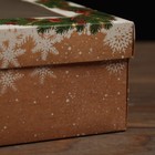 Коробка складная, крышка-дно , с окном "Новогодняя сказка" 30 х 20 х 9 см - Фото 3