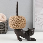 Сувенир катушка для ниток чугун "Кот" 12х21,5 см - Фото 1