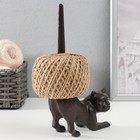 Сувенир катушка для ниток чугун "Кот" 12х21,5 см - фото 9792998
