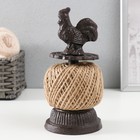 Фигурка - катушка для ниток чугун «Петушок», 10×10×20 см - Фото 1