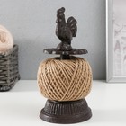 Фигурка - катушка для ниток чугун «Петушок», 10×10×20 см - Фото 2