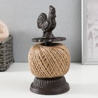 Фигурка - катушка для ниток чугун «Петушок», 10×10×20 см - Фото 3