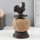 Фигурка - катушка для ниток чугун «Петушок», 10×10×20 см - Фото 4