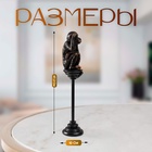 Фигурка полистоун «Шимпанзе на жёрдочке», 10×10×47.2 см - Фото 2