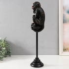 Фигурка полистоун «Шимпанзе на жёрдочке», 10×10×47.2 см - Фото 4